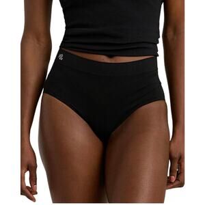 Ralph Lauren Women's Seamless Stretch Jersey High-Rise Brief Underwear Black M